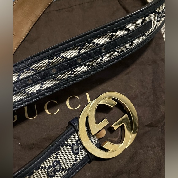 Gucci monogram belt - Picture 1 of 7